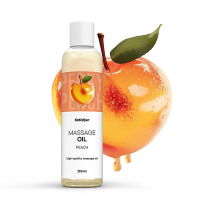 Масажна олія Satisfyer Massage Oil Peach - фото 2