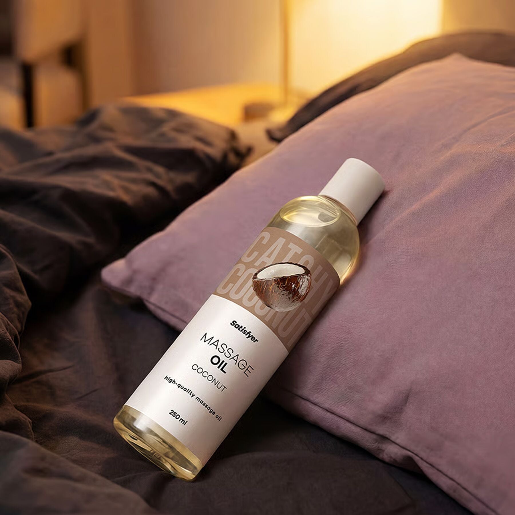 Масажна олія Satisfyer Massage Oil Coconut - превʼю 8