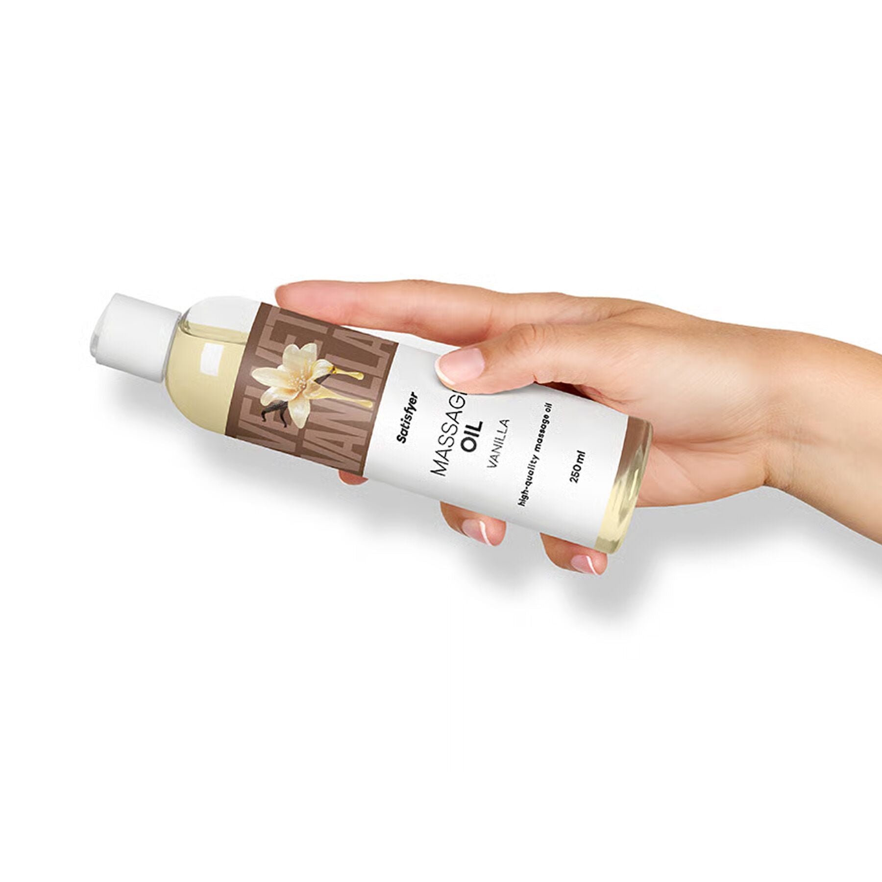Масажна олія Satisfyer Massage Oil Vanilla - превʼю 6