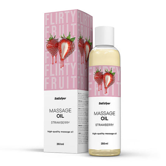 Масажна олія Satisfyer Massage Oil Strawberry