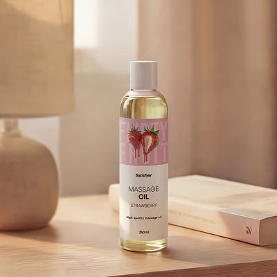 Масажна олія Satisfyer Massage Oil Strawberry - фото 8