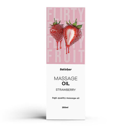 Масажна олія Satisfyer Massage Oil Strawberry