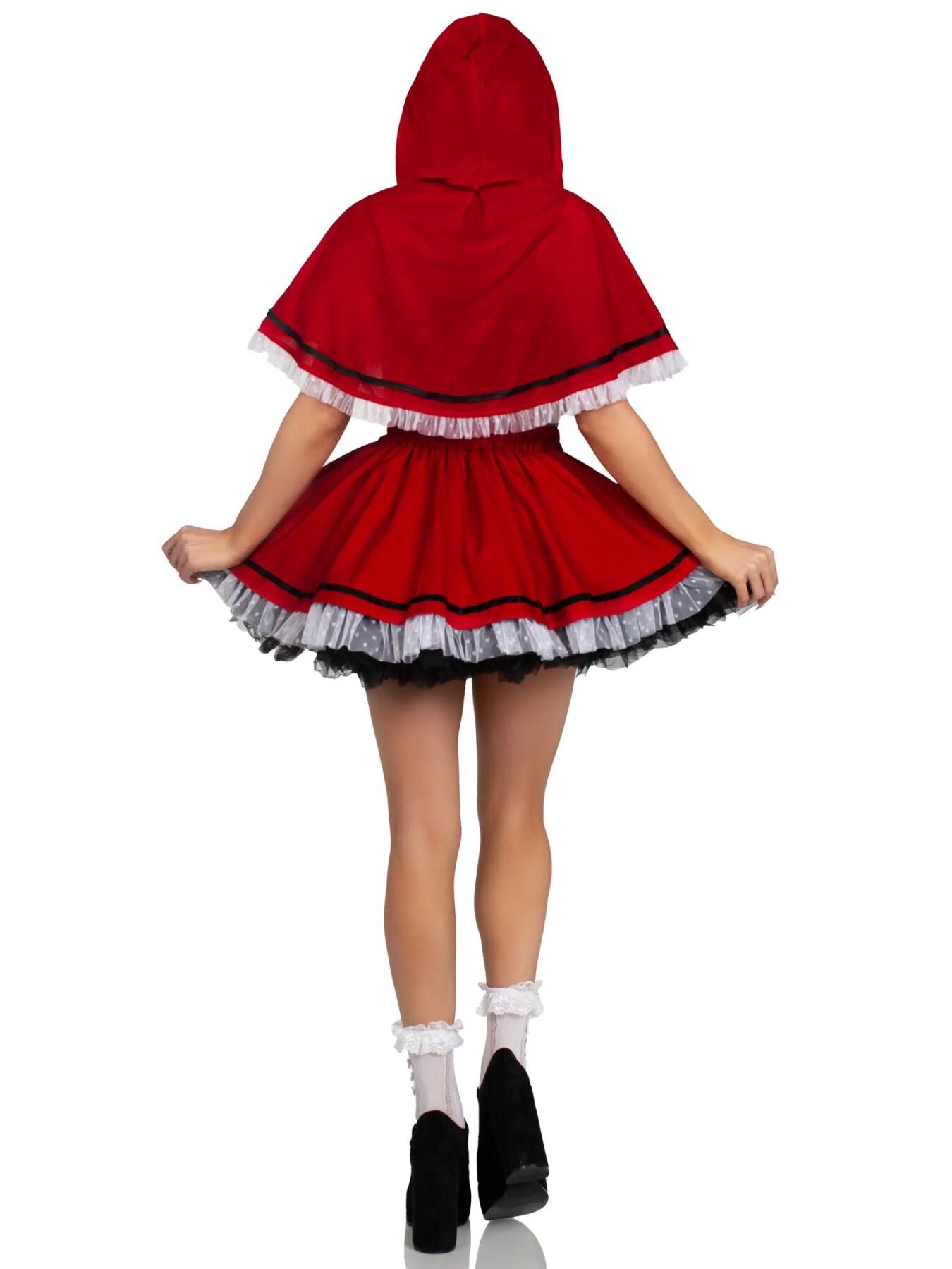 Thumb image for product index 5: Костюм Красной Шапочки Leg Avenue Flirty Miss Red Top and Skirt