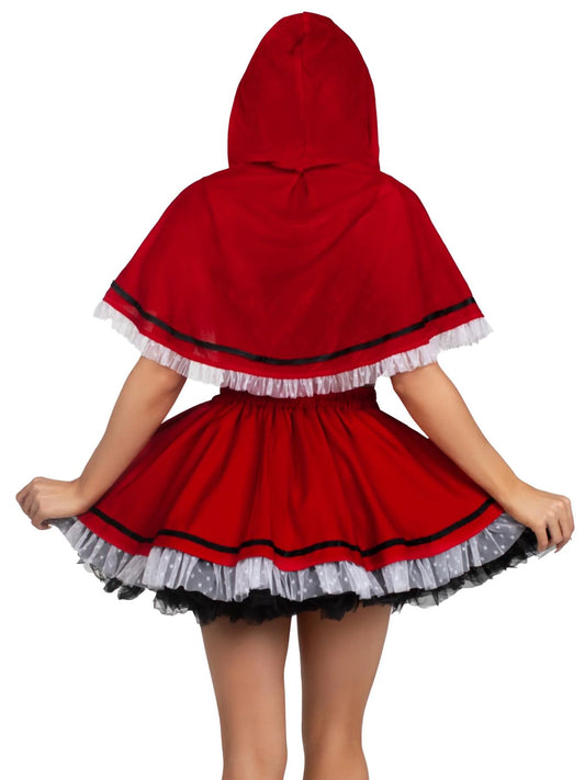 Костюм Червоної Шапочки Leg Avenue Flirty Miss Red Top and Skirt_