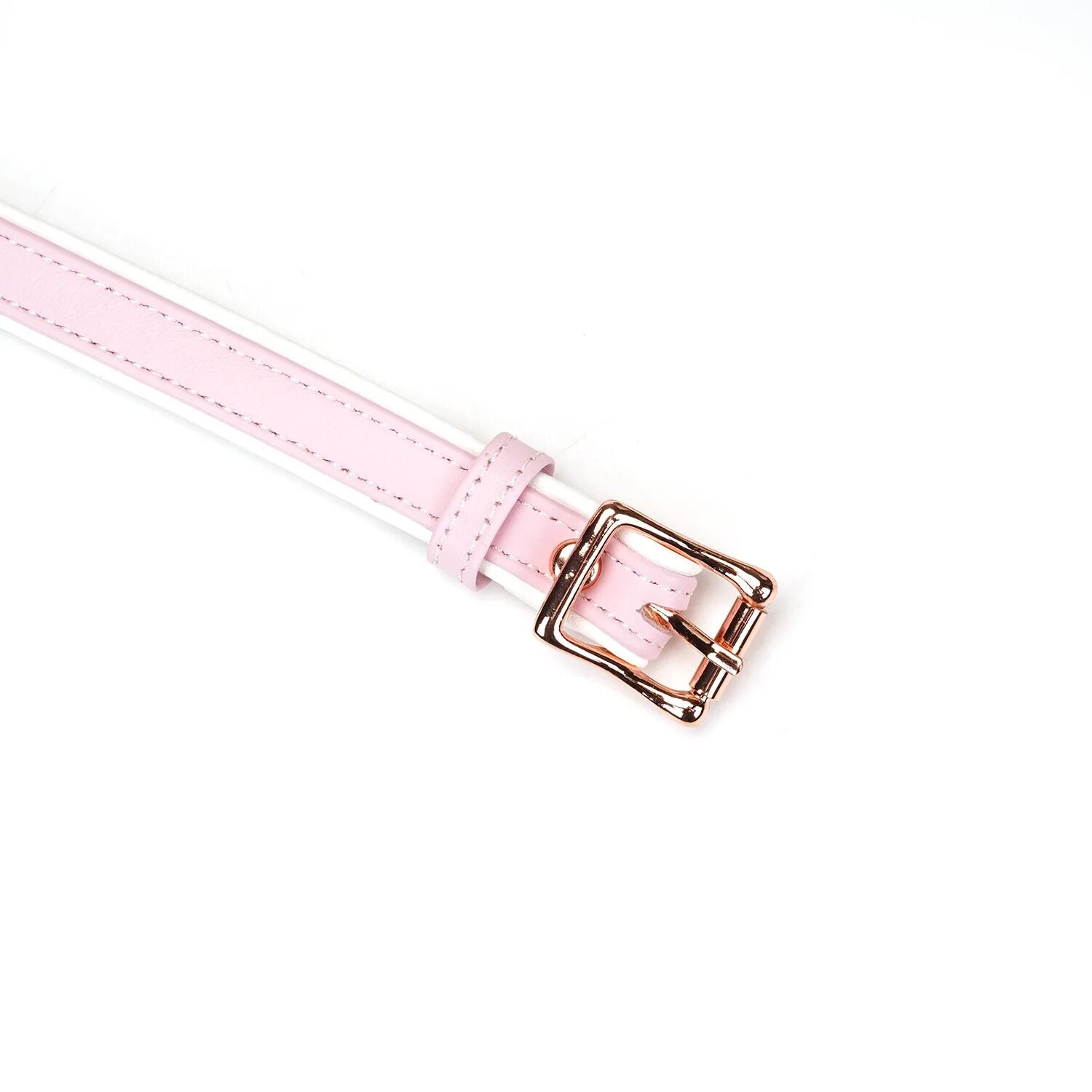 Thumb image for product index 4: Кожаная маска на глаза Liebe Seele White & Pink Fairy Goat Leather Blindfold