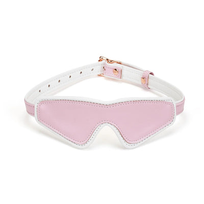 Main image for product index 1: Кожаная маска на глаза Liebe Seele White & Pink Fairy Goat Leather Blindfold