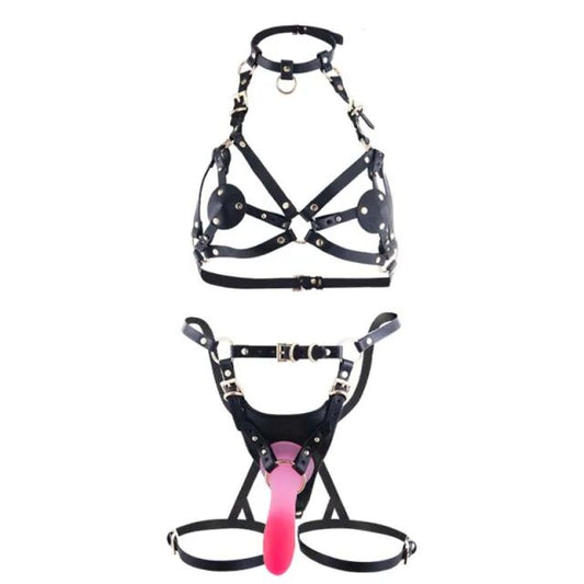 Сбруя зі страпоном LOCKINK SEVANDA Queen Sheba Set