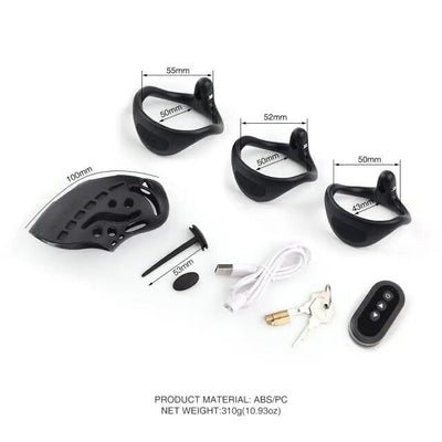 Main image for product index 8: Клетка для члена с электростимуляцией LOCKINK SEVANDA Nautilus Estim Chastity Cage