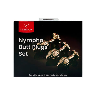 Main image for product index 7: Набір анальних пробок LOCKINK YEAHWOW Nympho Butt Plug Set
