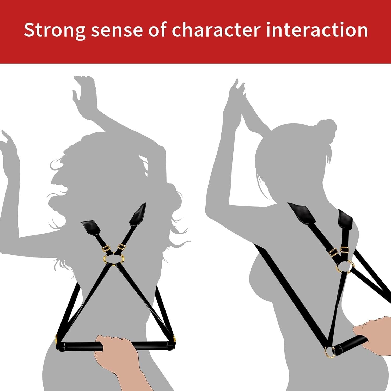 Thumb image for product index 3: БДСМ-набір LOCKINK YEAHWOW Doggy Style Saddle set