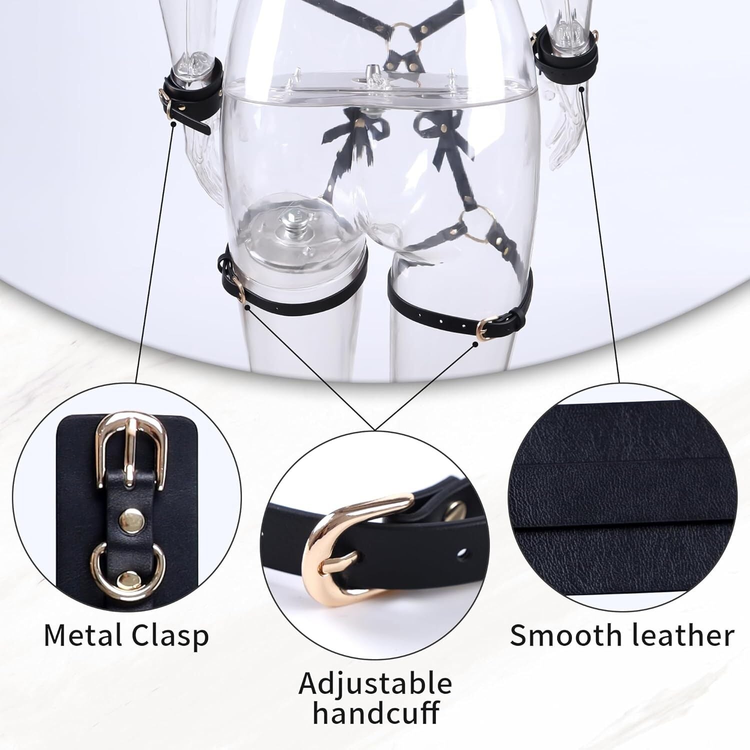 Thumb image for product index 5: БДСМ-набір LOCKINK YEAHWOW Forced Nadu pose correction set