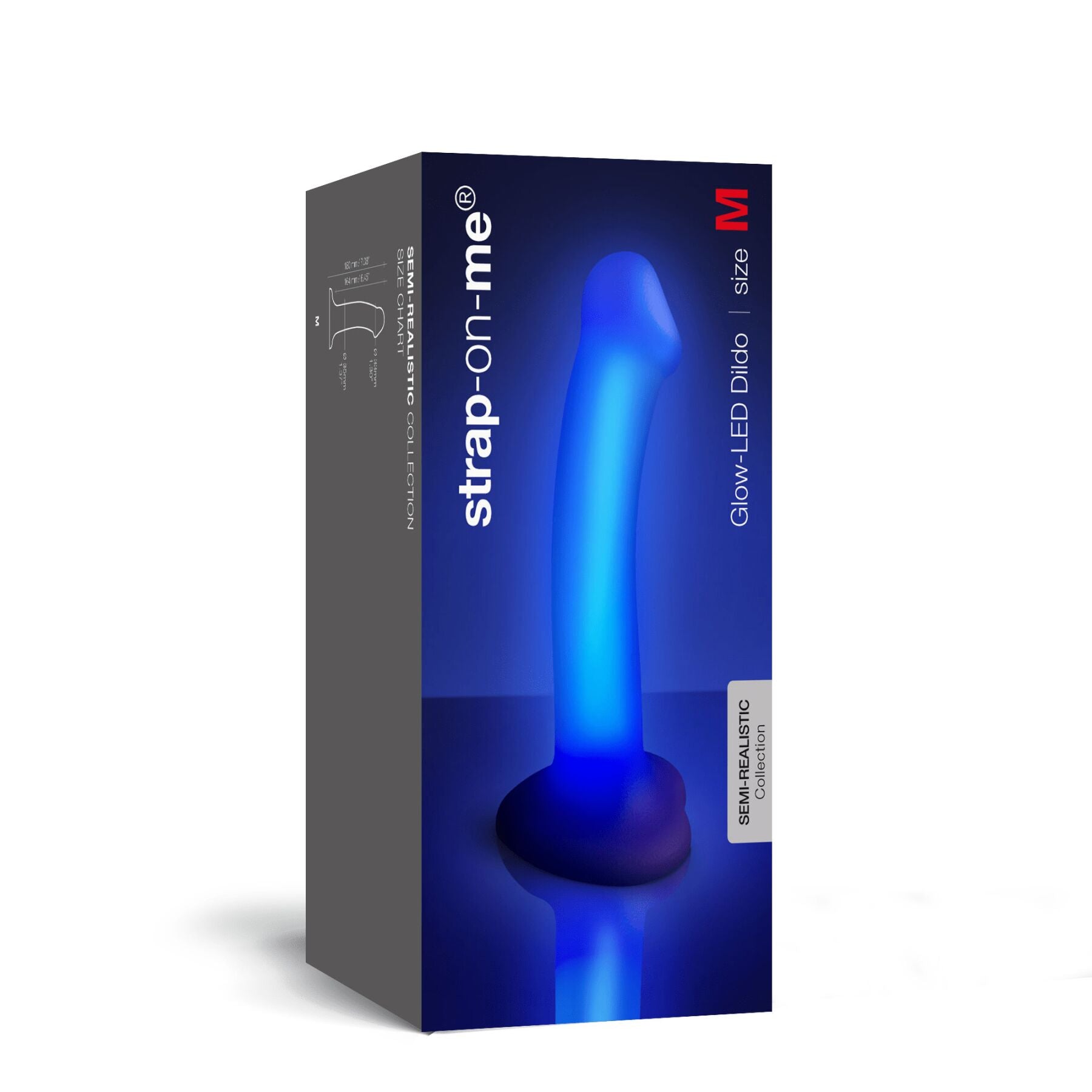 Thumb image for product index 3: Дилдо, що світиться Strap-On-Me Glow-LED Dildo