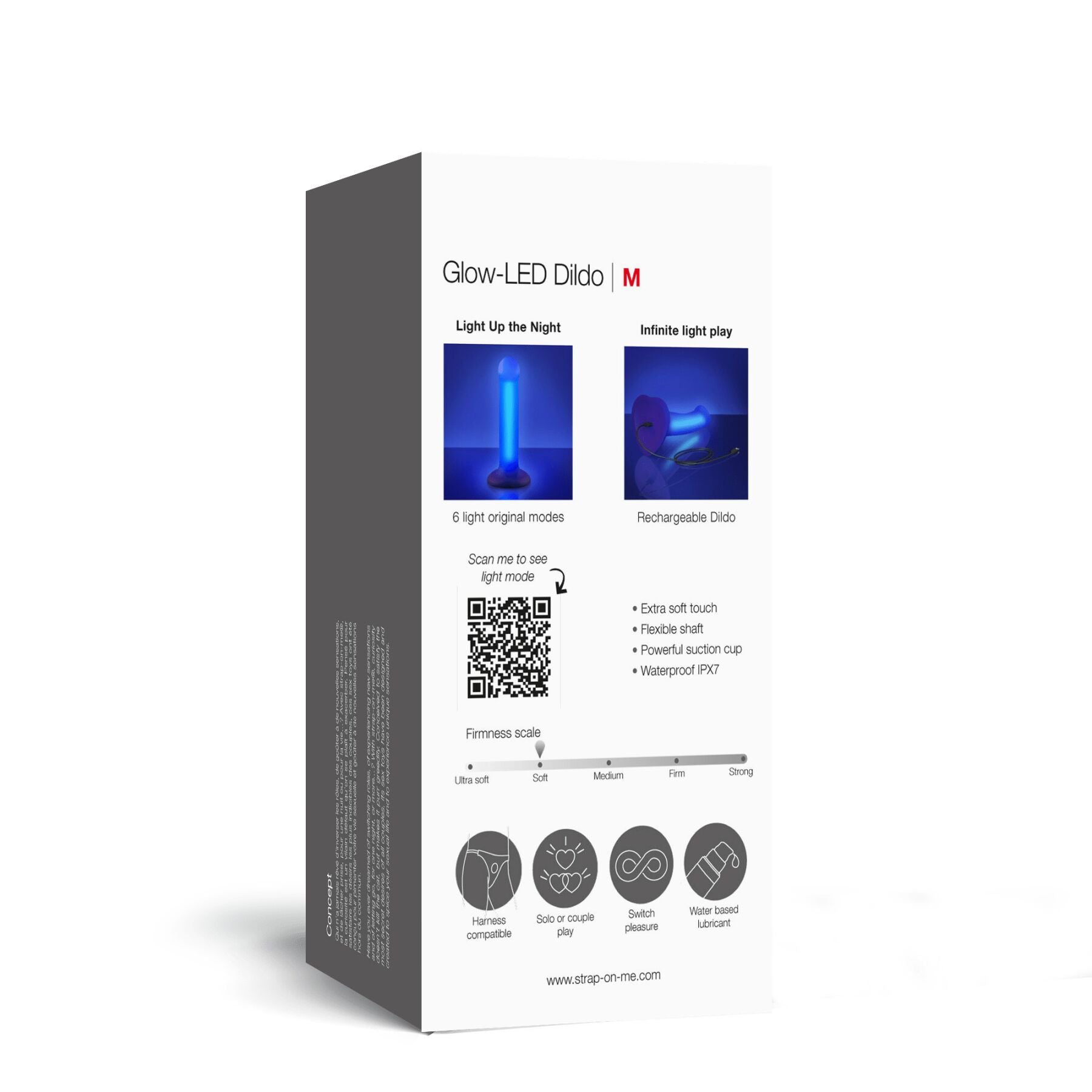 Thumb image for product index 4: Дилдо, що світиться Strap-On-Me Glow-LED Dildo