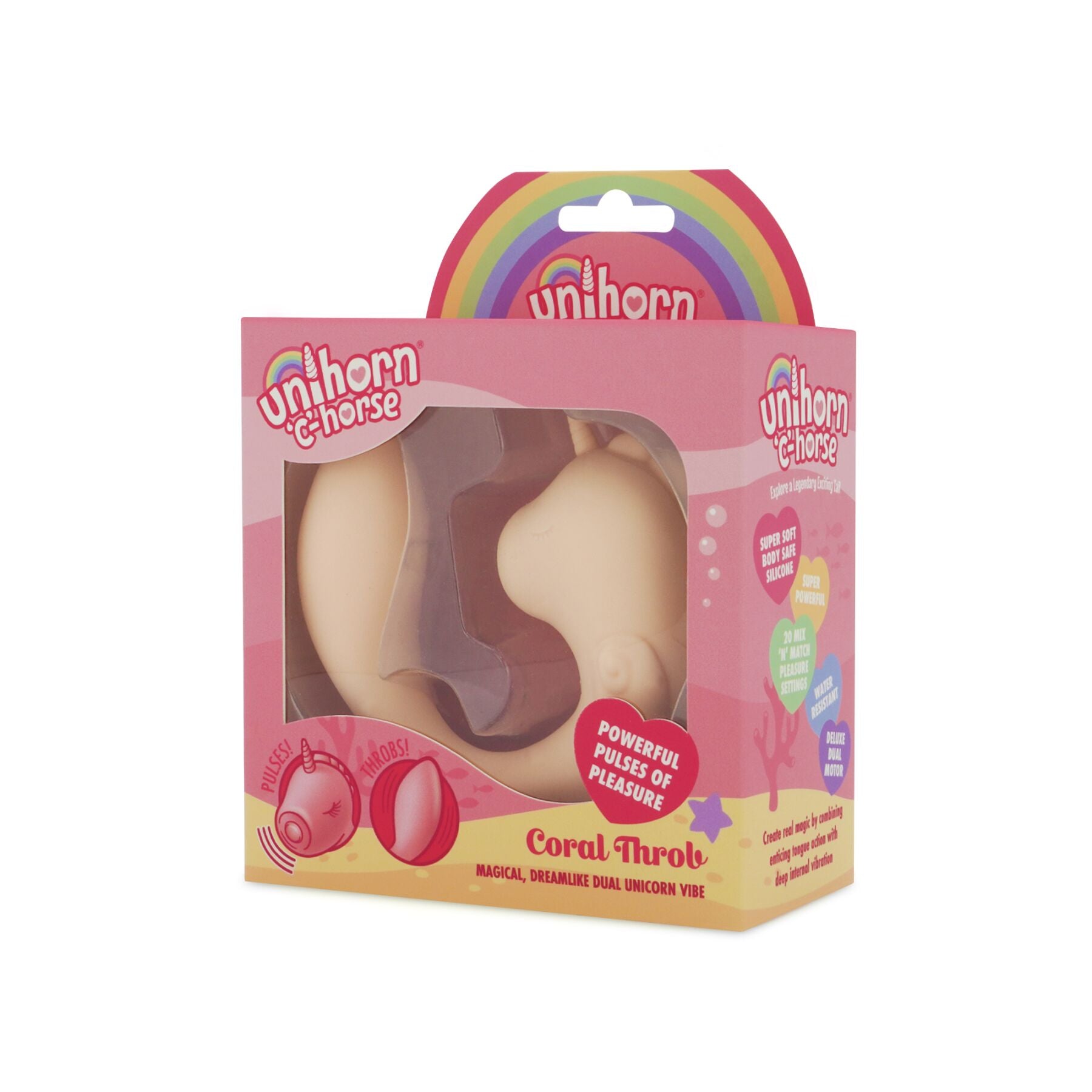 Thumb image for product index 6: Вібратор-єдиноріжка Unihorn - C Horse - Coral Throb