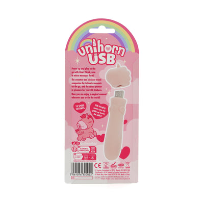 Main image for product index 5: Вибратор-единорожка Unihorn USB Bullet - Heart Throb