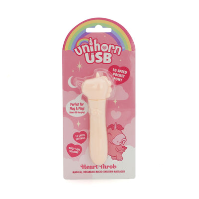 Main image for product index 6: Вибратор-единорожка Unihorn USB Bullet - Heart Throb