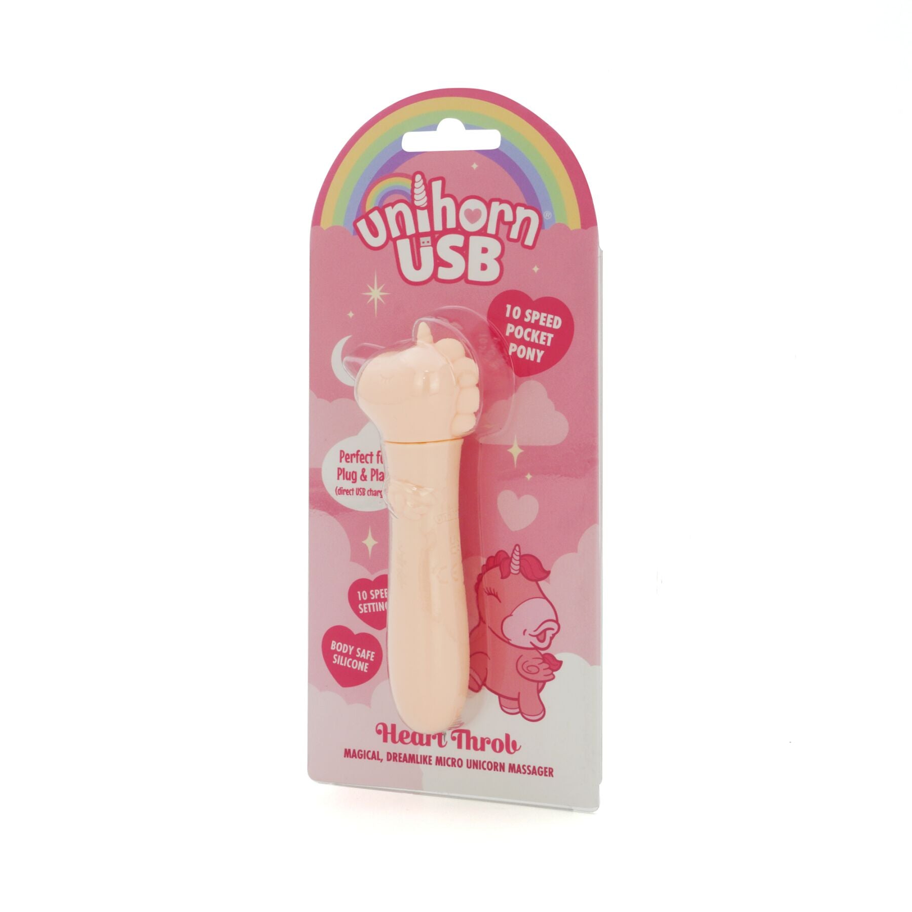 Thumb image for product index 3: Вибратор-единорожка Unihorn USB Bullet - Heart Throb
