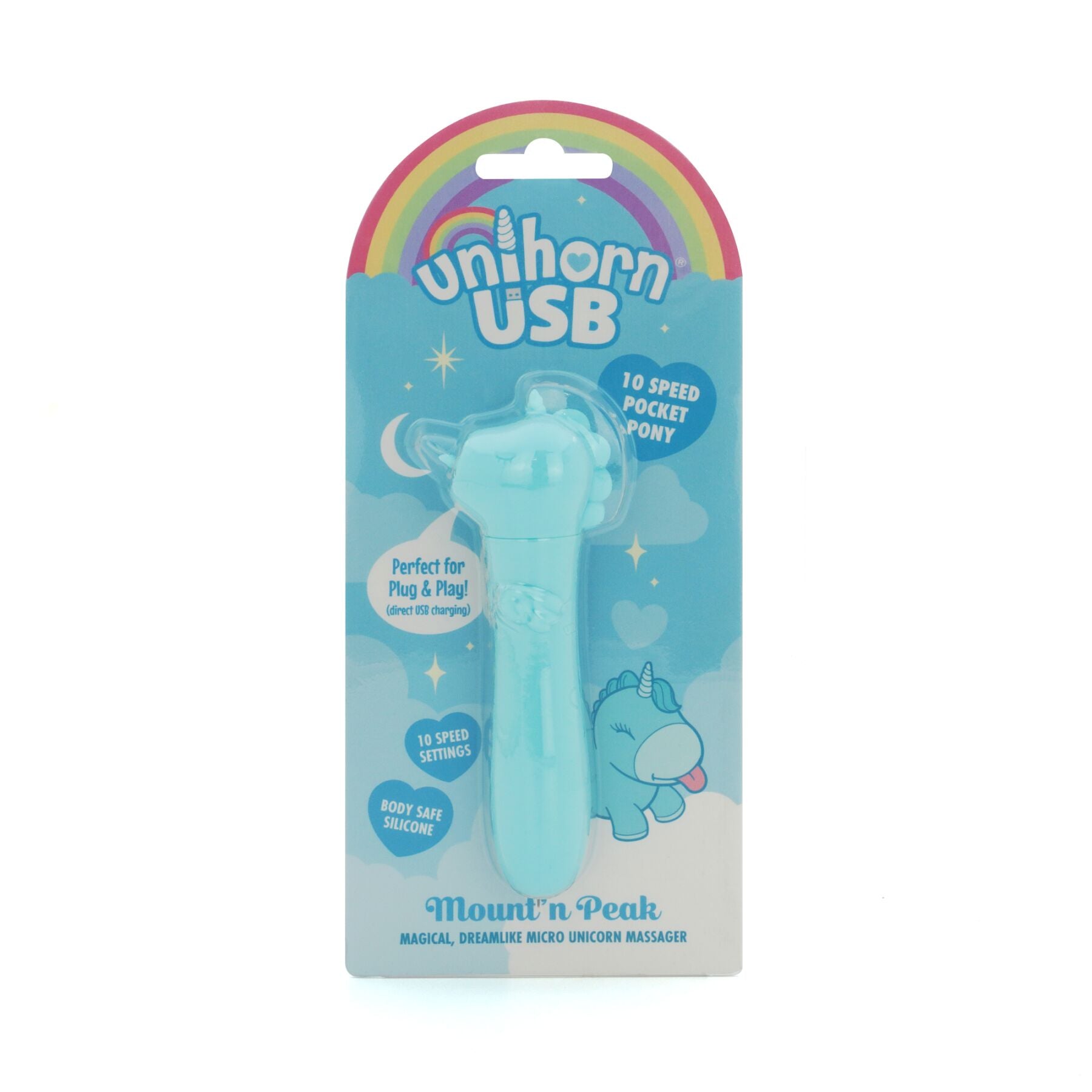 Вибратор-единорожка Unihorn USB Bullet - Mount'n Peak - превью 6