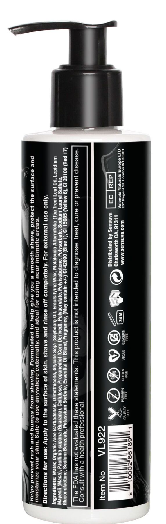 Thumb image for product index 2: Крем для бритья Sensuva ELXYR Shaving Cream - Dark Temptations 