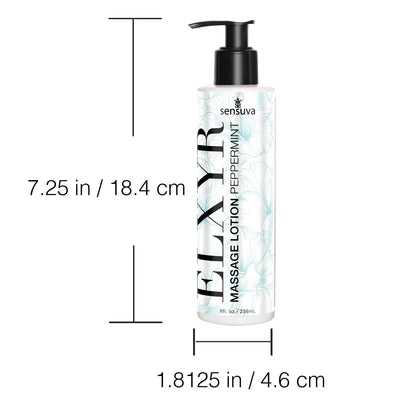 Main image for product index 3: Лосьйон для масажу ніг та ступень Sensuva ELXYR Massage Lotion Peppermint