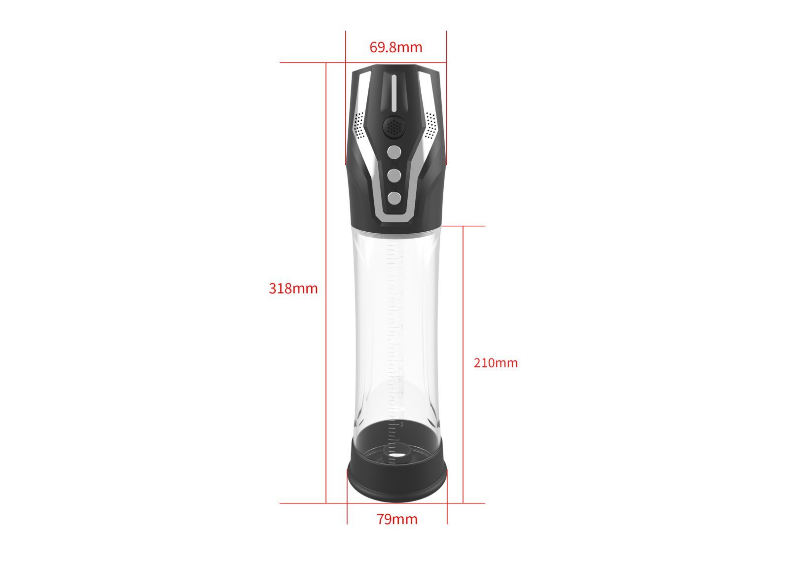 Автоматическая вакуумная помпа Men Powerup Passion Pump - превью 3