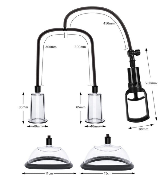 Вакуумна помпа для грудей та сосків Men Powerup Passion Pump_