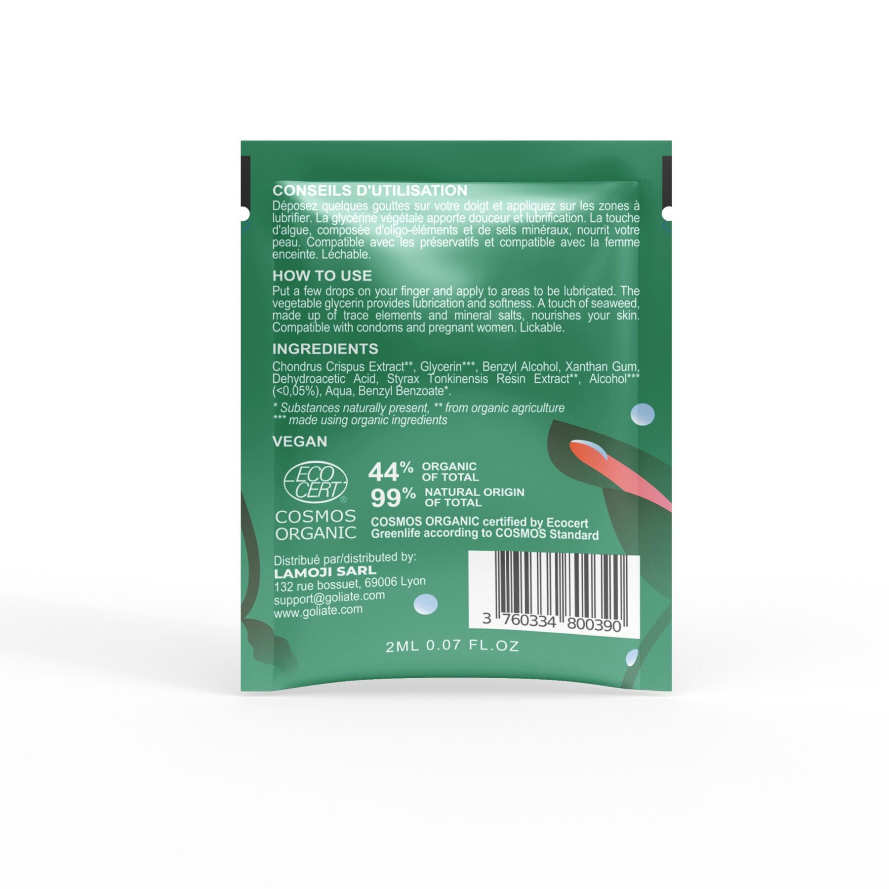 Thumb image for product index 2: Пробник лубриканта Goliate Gel Lubrifiant Intime 