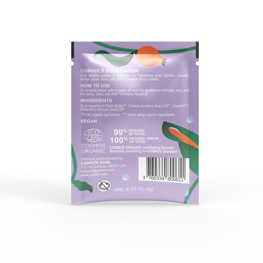 Пробник массажного масла Goliate Couple Gourmand Noisette _