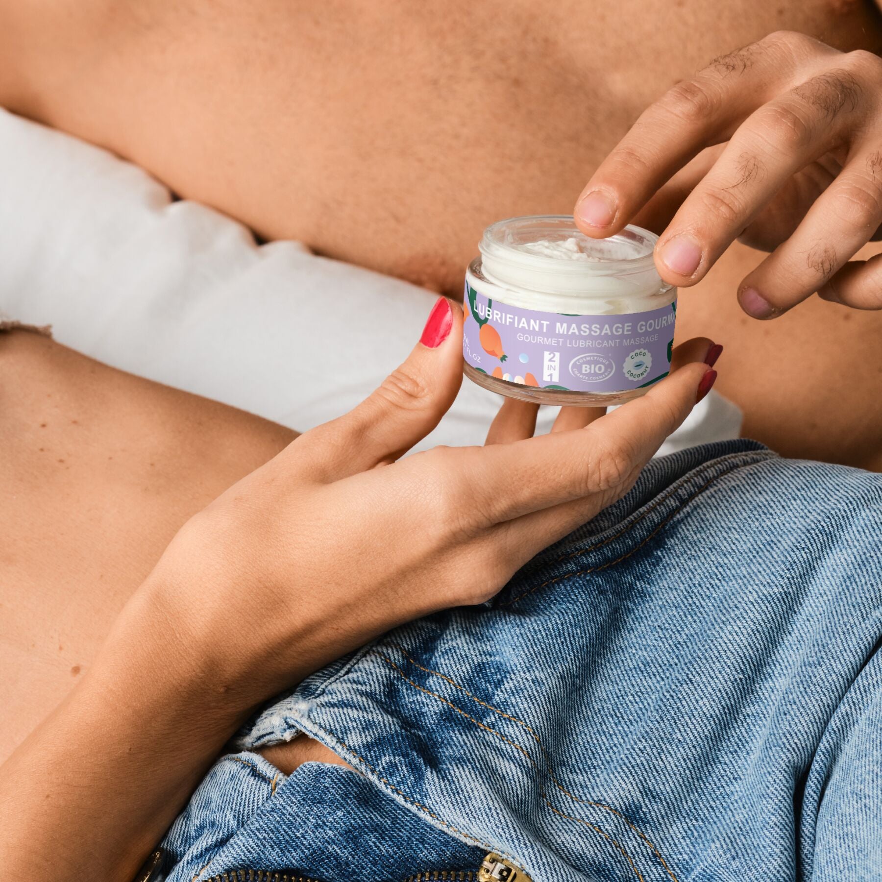 Thumb image for product index 7: Масажна олія-лубрикант з ароматом та смаком кокоса Goliate Couple Gourmand Coco