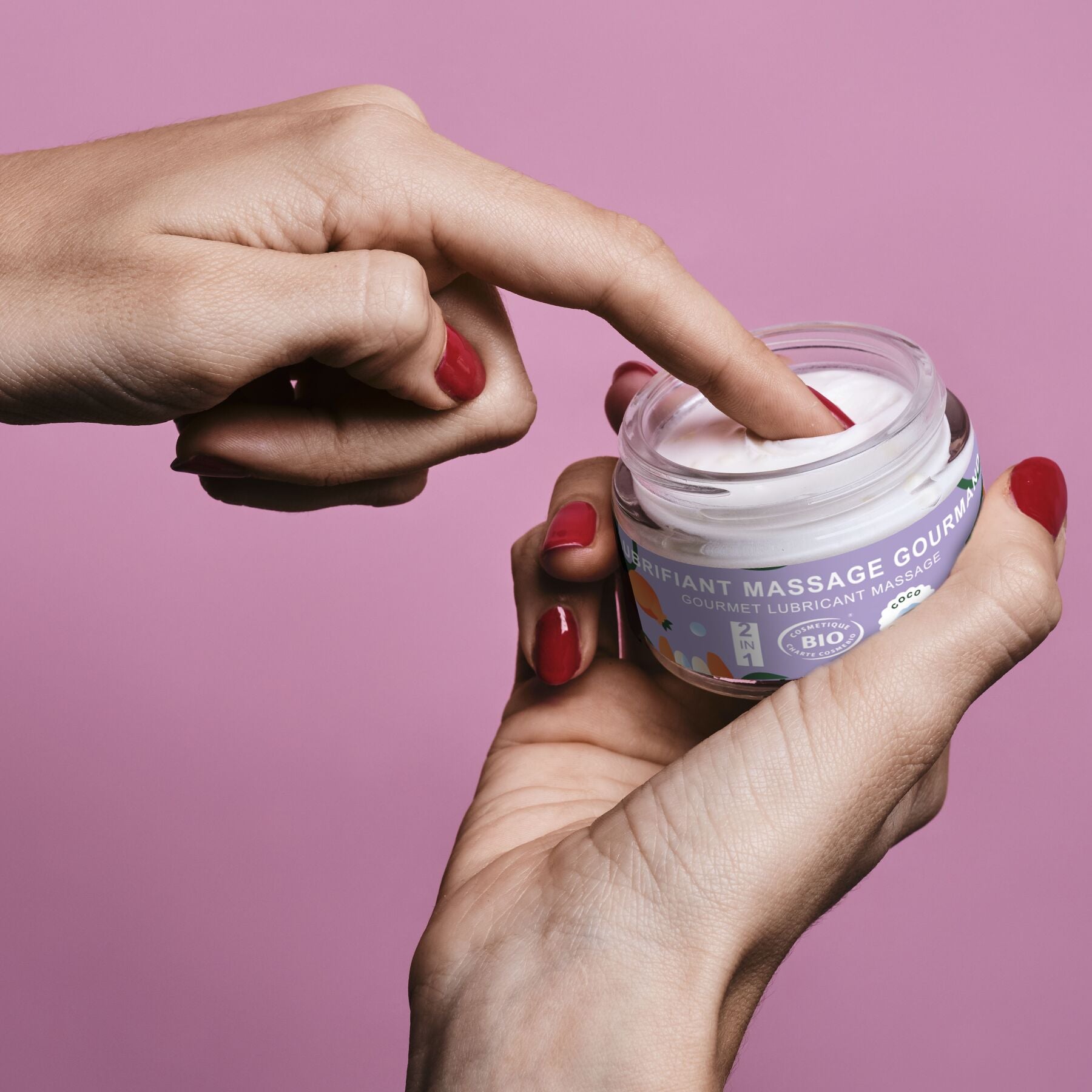 Thumb image for product index 8: Масажна олія-лубрикант з ароматом та смаком кокоса Goliate Couple Gourmand Coco