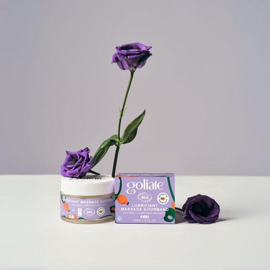 Массажное масло-лубрикант с ароматом и вкусом фундука Goliate Couple Gourmand Noisette _