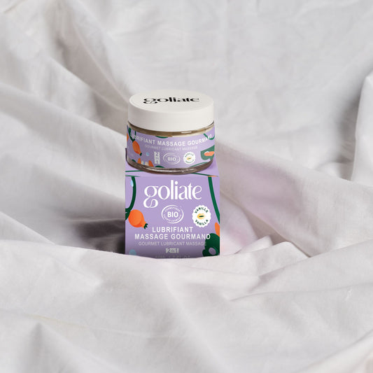 Массажное масло-лубрикант с ароматом и вкусом ванили Goliate Couple Gourmand Vanille _