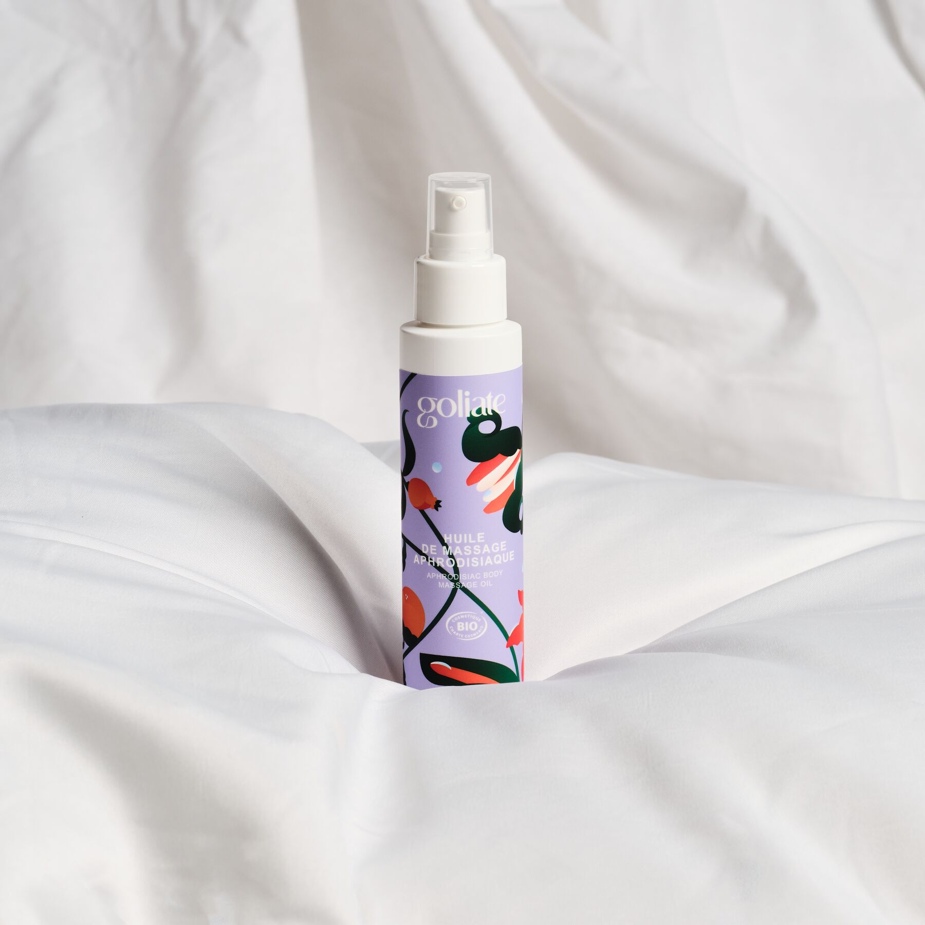 Массажное масло Goliate Huile De Massage Aphrodisiaque, согревающий эффект - превью 2