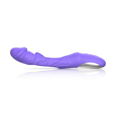 Вибратор Good Vibes Only - Flax Vibrating Dildo with G-Spot Stimulator - фото 4