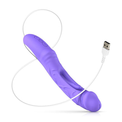 Вибратор Good Vibes Only - Flax Vibrating Dildo with G-Spot Stimulator - фото 6