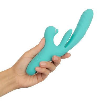 Вибратор-кролик Good Vibes Only - Lisa Thrusting Rabbit Vibrator with G-Spot Stimulator - фото 7