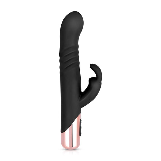 Вібратор-кролик Rosy Gold - Rabbit Vibrator with thrusting function_
