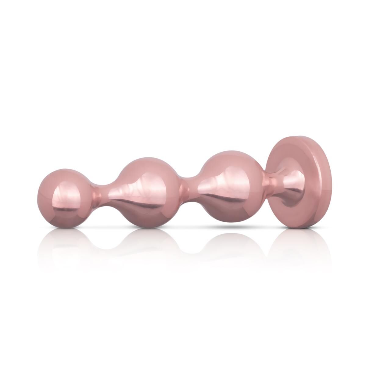 Набор анальных игрушек Rosy Gold - Metal Butt Plug Set  - превью 4