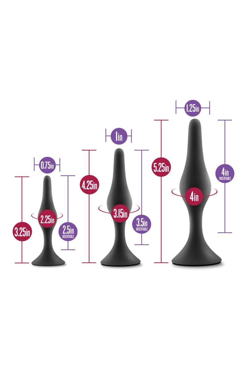 Thumb image for product index 5: Набір анальних пробок Blush Luxe Beginner Plug Kit