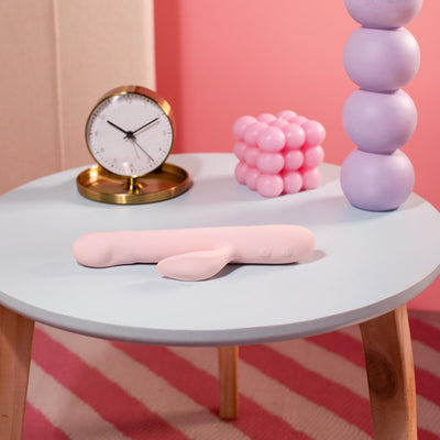 Вибратор-кролик Good Vibes Only - SHAI Thrusting Vibrator Soft Silicone  - фото 11