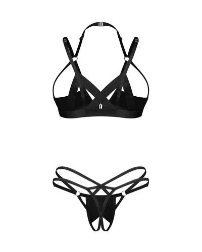 Main image for product index 14: Комплект Obsessive Keira Lise 2-pcs crotchless set