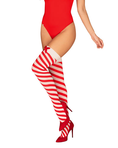 Main image for product index 1: Панчохи Obsessive Kissmas stockings