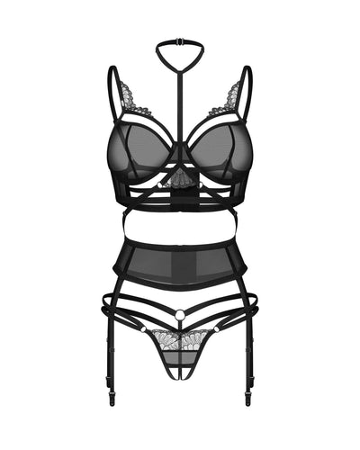 Main image for product index 35: Комплект Obsessive Premisis 3-pcs crotchless set
