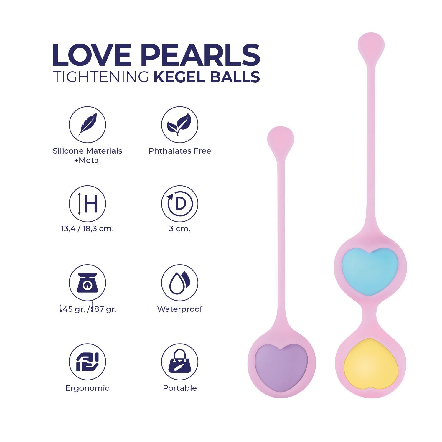 Thumb image for product index 5: Вагинальные шарики Wooomy Love Pearls