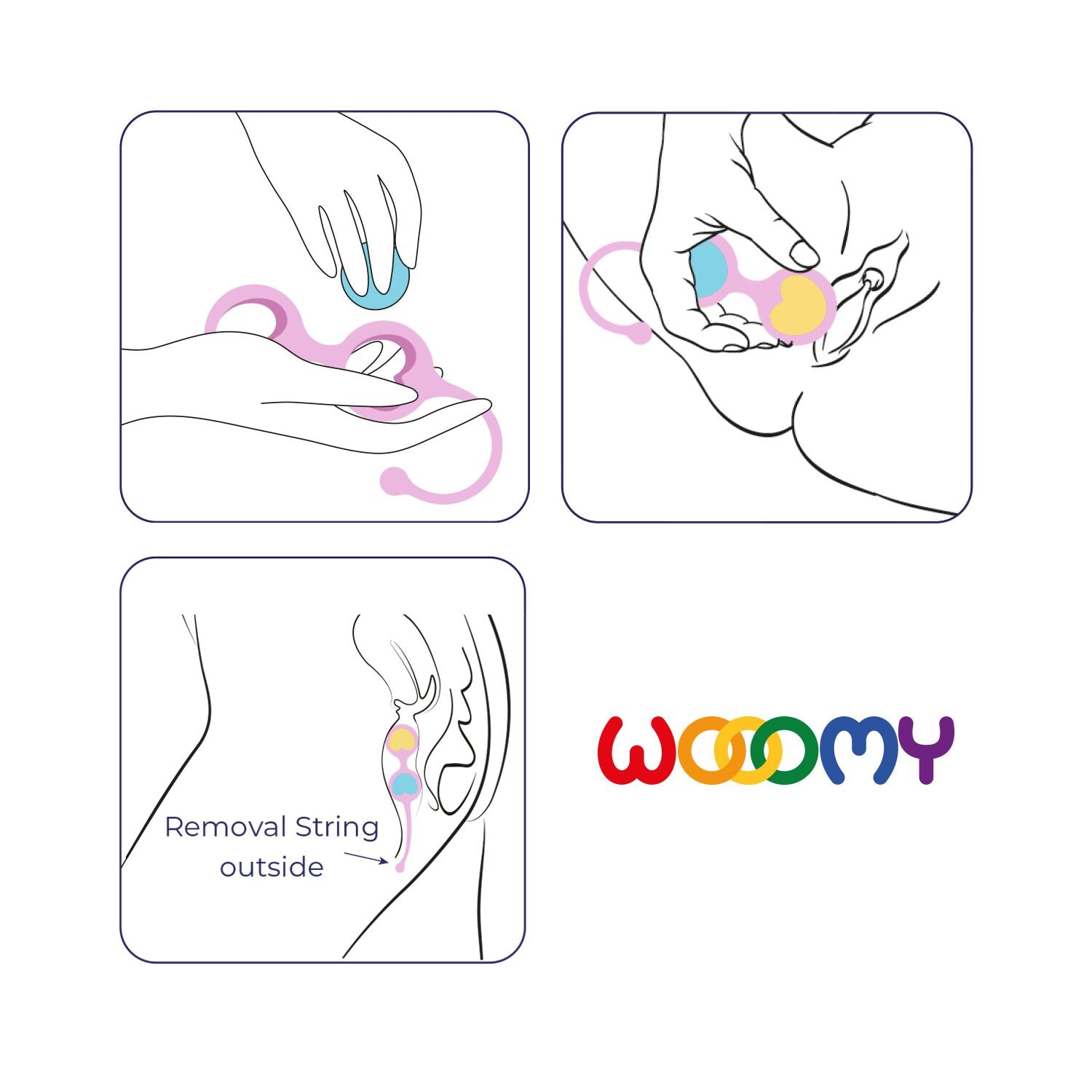 Thumb image for product index 4: Вагинальные шарики Wooomy Love Pearls