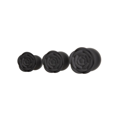 Набір силіконових анальних пробок BMS Roses Til’ Dawn Silicone Anal Plug Kit Starter Kit - фото 3