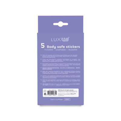 Комплект наліпок для вібратора LuxusHer Kiiroo Luxus Stickers (5 шт) - фото 3