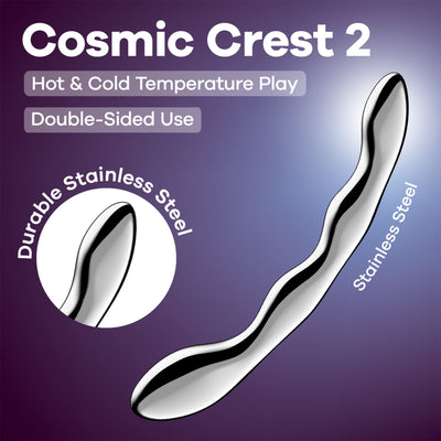 Металевий дилдо Satisfyer Cosmic Crest 2 - фото 6