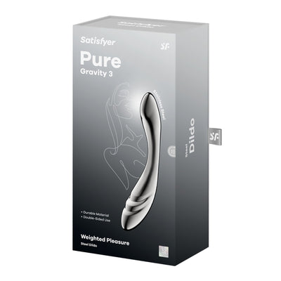 Металевий дилдо Satisfyer Pure Gravity 3 - фото 5
