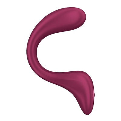 Вагинально-клиторальный вибратор Satisfyer G for Goddess 2 Wine Red, 2 мотора - фото 7